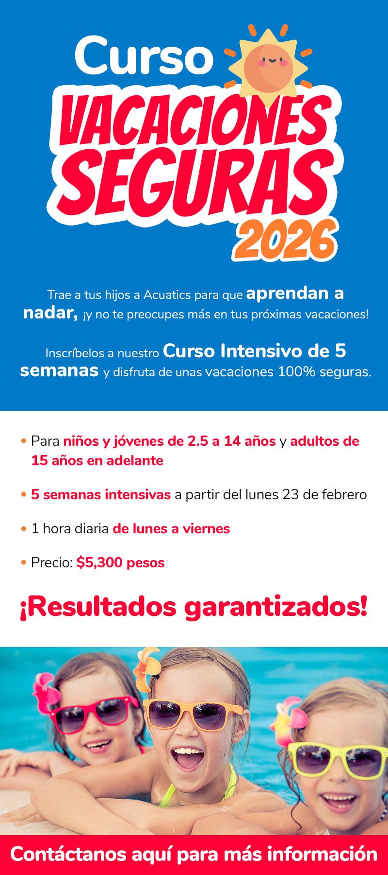 Educación Acuática en Irapuato, Gto. | ACUATICS